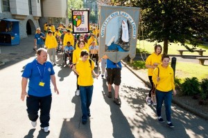 Local children joined by Cardinal on pilgrimage