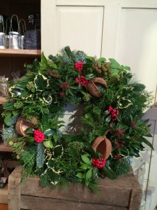 Christmas door wreath - 300dpi