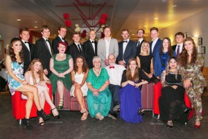 former pupils and staff at the 25th birthday ball